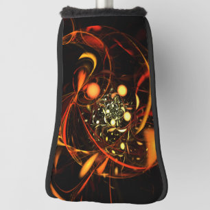 Heartbeat Abstract Art Golf Head Cover