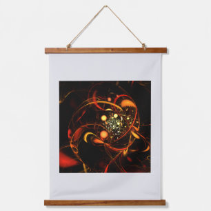 Heartbeat Abstract Art Hanging Tapestry