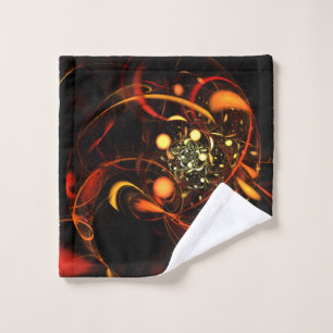 Heartbeat Abstract Art Wash Cloth