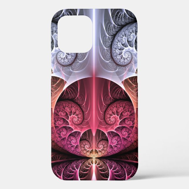 Heartbeat, Abstract Surreal Fantasy Fractal Art Case-Mate iPhone Case (Back)