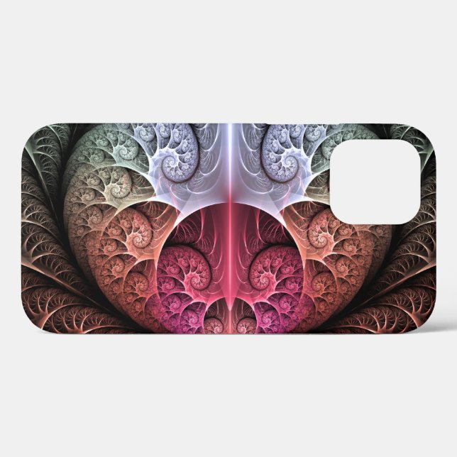 Heartbeat, Abstract Surreal Fantasy Fractal Art Case-Mate iPhone Case (Back (Horizontal))