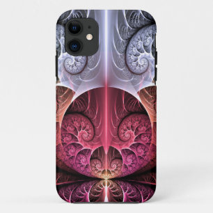 Heartbeat, Abstract Surreal Fantasy Fractal Art Case-Mate iPhone Case