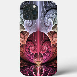 Heartbeat, Abstract Surreal Fantasy Fractal Art iPhone 13 Pro Max Case