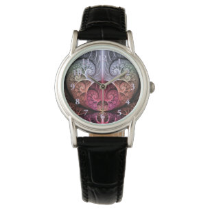 Heartbeat, Abstract Surreal Fantasy Fractal Art Watch