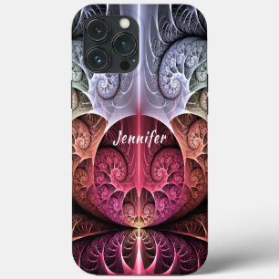 Heartbeat, Abstract Surreal Fantasy Fractal Name iPhone 13 Pro Max Case