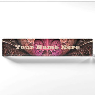 Heartbeat, Abstract Surreal Fantasy Fractal Title Nameplate