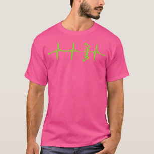 Heartbeat Archery With Bow For Archers Bowhunting  T-Shirt
