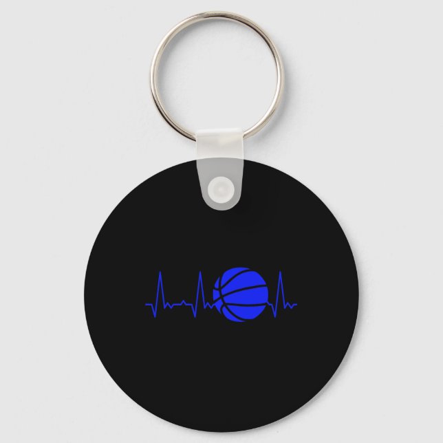Heartbeat Basketball 3 Key Ring (Front)