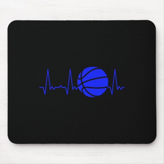 Heartbeat Basketball 3 Mouse Pad (Front)