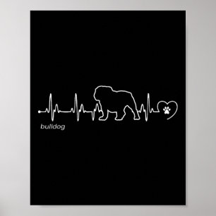 Heartbeat - Bulldog  Poster
