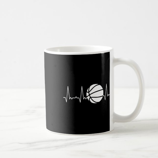 Heartbeat Bysketbyll 1  Coffee Mug (Right)