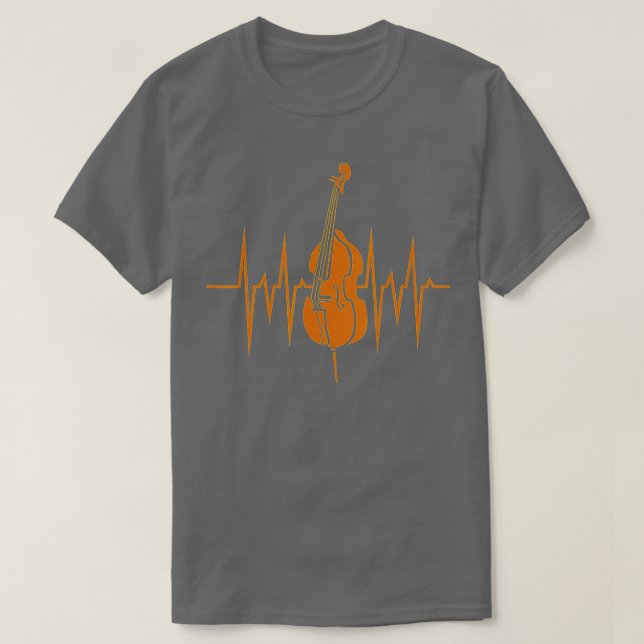 Heartbeat Cello  T-Shirt (Design Front)
