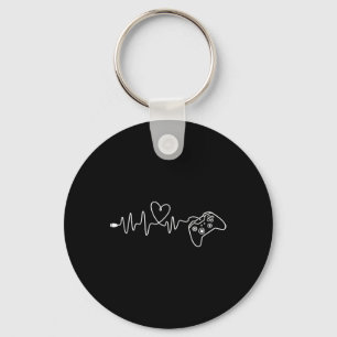 Heartbeat - Console Gaming Game Lover Pc Video Gam Key Ring