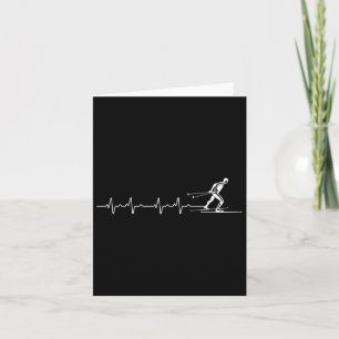 Heartbeat Ekg Biathlon Shooting Skiing Card