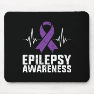 Heartbeat Epilepsy Awareness EpilepsyAwareness Mouse Pad
