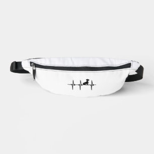 Heartbeat For Loyal Dachshund Dogs Bum Bags
