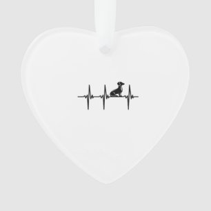 Heartbeat For Loyal Dachshund Dogs Ornament