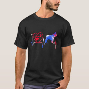 Heartbeat French Bulldog Fourth Of July Tie Dye An T-Shirt