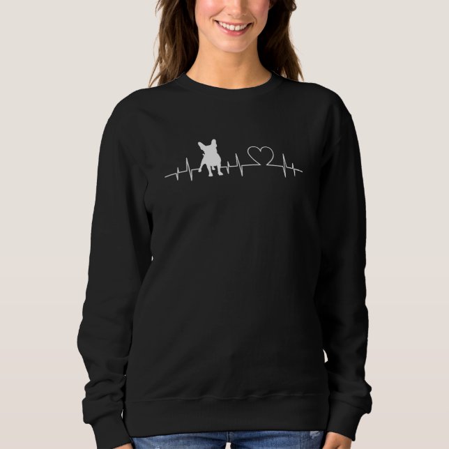 Heartbeat French Bulldogs - French Bulldog Owner Sweatshirt (Front)