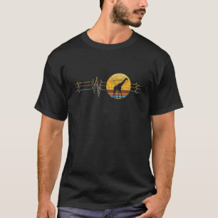 Heartbeat Giraffe Animal Rescue Lifeline T-Shirt