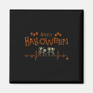 Heartbeat Happy Halloween Doctor Nurse Magnet