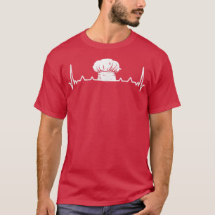 Heartbeat Head Chef Cooking T-Shirt