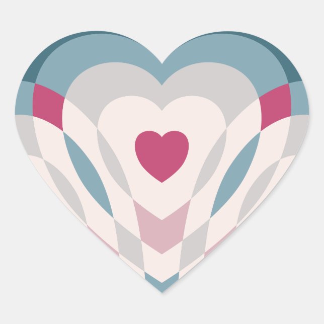 Heartbeat Heart Sticker (Front)