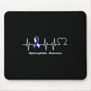 Heartbeat Hydrocephalus Warrior Mouse Pad