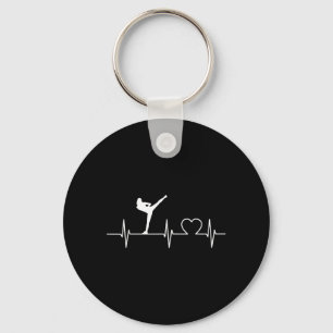 Heartbeat Kickboxing Taekwondo Martial Arts Key Ring