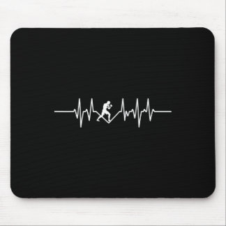 Heartbeat Of A Kickboxer Mma Enthusiast Mouse Pad
