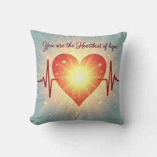 Heartbeat of Hope  Cushion