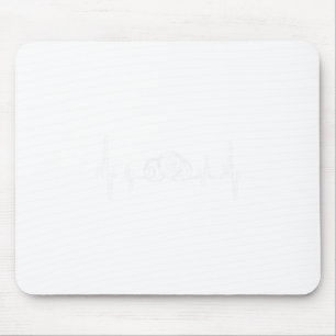 Heartbeat Rack Pool Billiard Player Billiards Cue  Mouse Pad