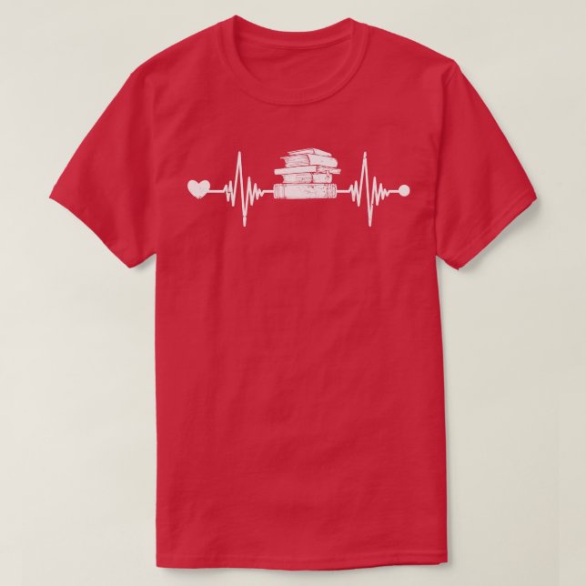 Heartbeat Reading T-Shirt (Design Front)