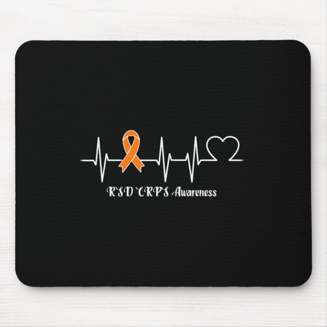 Heartbeat RSD CRPS Warrior  Mouse Pad (Front)