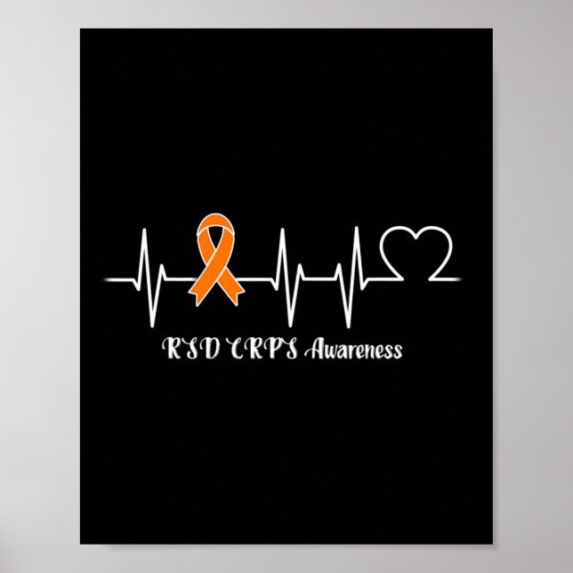 Heartbeat RSD CRPS Warrior  Poster (Front)