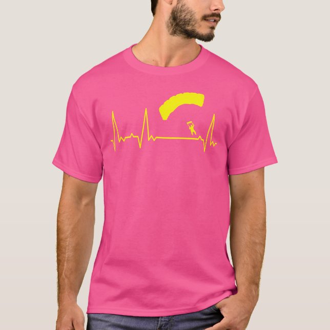 Heartbeat Skydiving T-Shirt (Front)