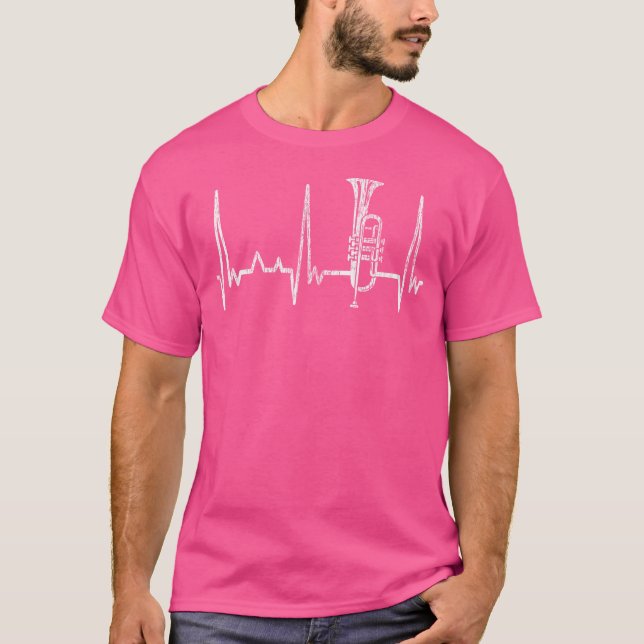Heartbeat Trumpet T-Shirt (Front)