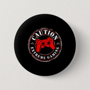 Heartbeat Video Game On Lover Extreme Gaming  6 Cm Round Badge