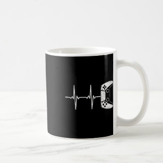 Heartbeat Video Games Gaming Boys Teens Men Coffee Mug