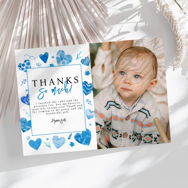 Heartbreaker Kids Photo Birthday Party Thank You (Creator Uploaded)