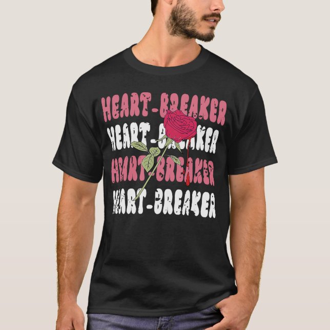 Heartbreaker Valentine's Day Heart Breaker T-Shirt (Front)