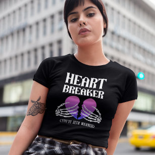 Heartbreaker Warning Gothic Glam T-Shirt