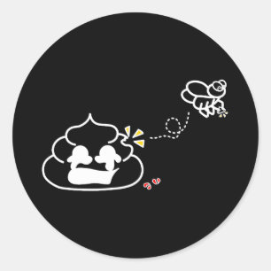 Heartbroken Poop - Brootsch the PooPoo Classic Round Sticker