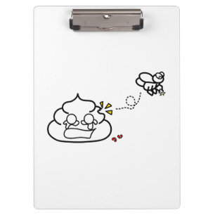 Heartbroken Poop - Brootsch the PooPoo Clipboard