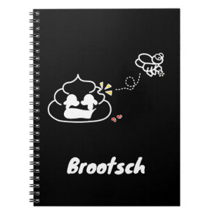 Heartbroken Poop - Brootsch the PooPoo Notebook