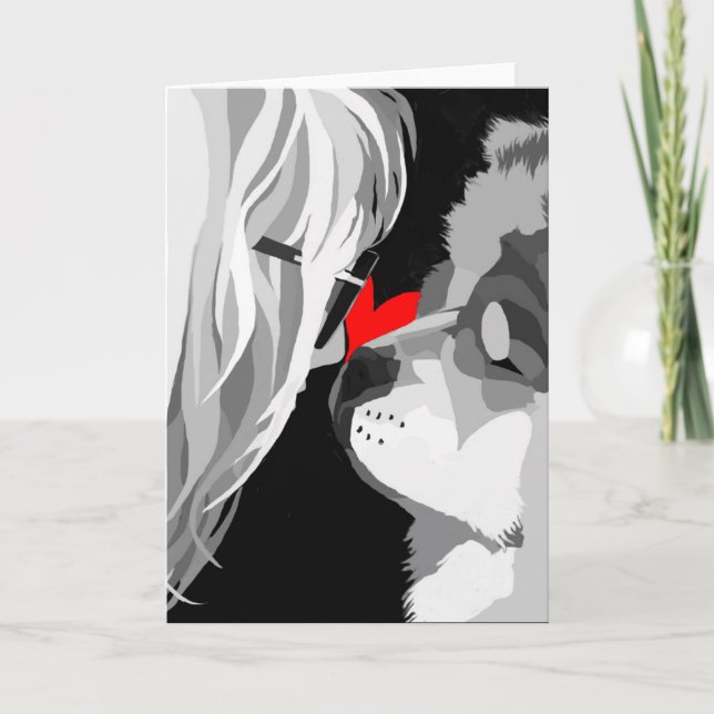 heARTdog logo card (Front)