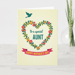 Heartfelt Aunts Day Card