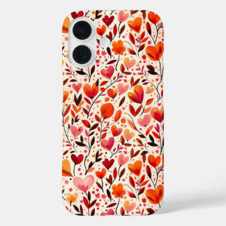 Heartfelt Blooms iPhone 16 Case
