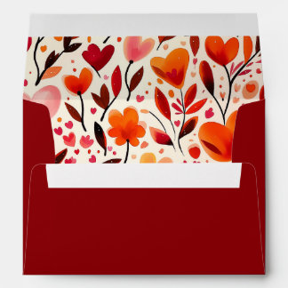 Heartfelt Booms Wedding Envelope