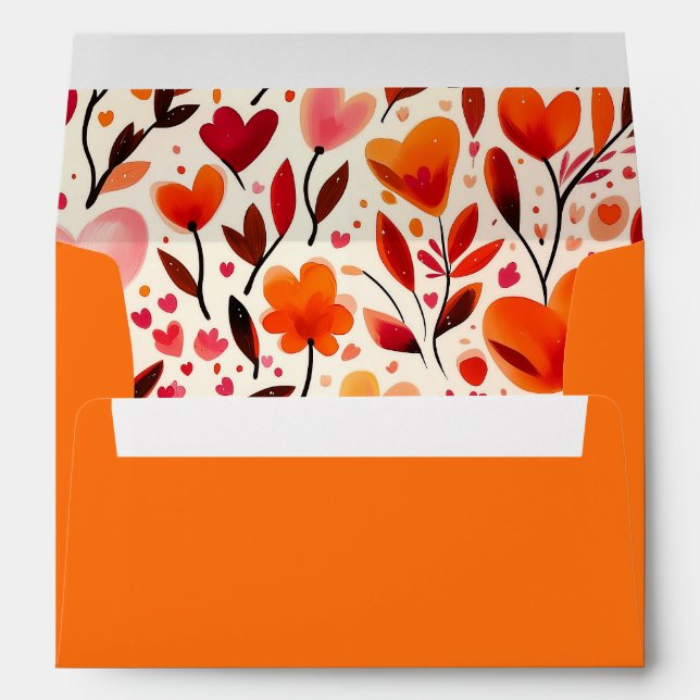 Heartfelt Booms Wedding Envelope (Back (Bottom))